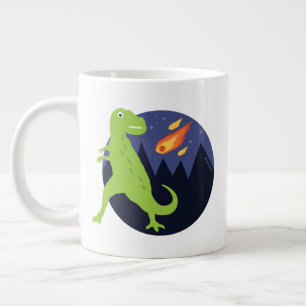 Caneca De Café Grande O Meteorito Que Entrou