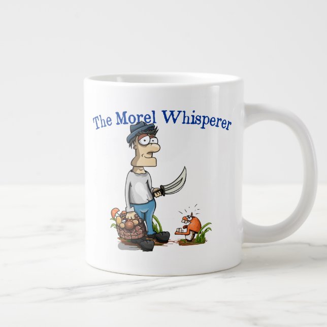 Caneca De Café Grande O Morel Whisperer (Direita)