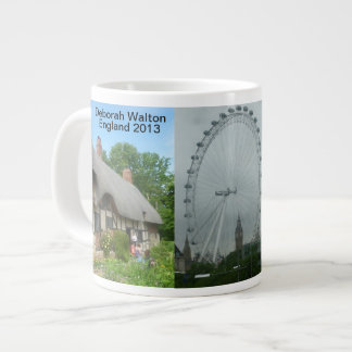 Caneca De Café Grande O Mug da Inglaterra de Deborah