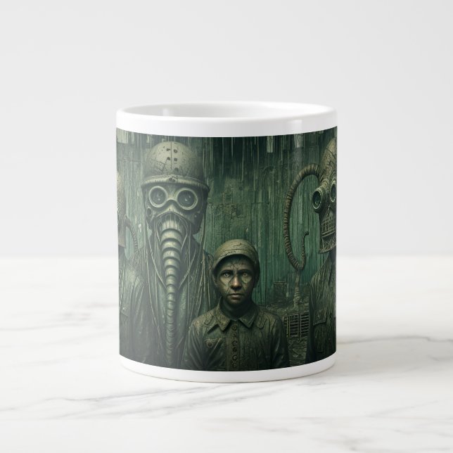 Caneca De Café Grande O mundo em que vivemos (Frente)