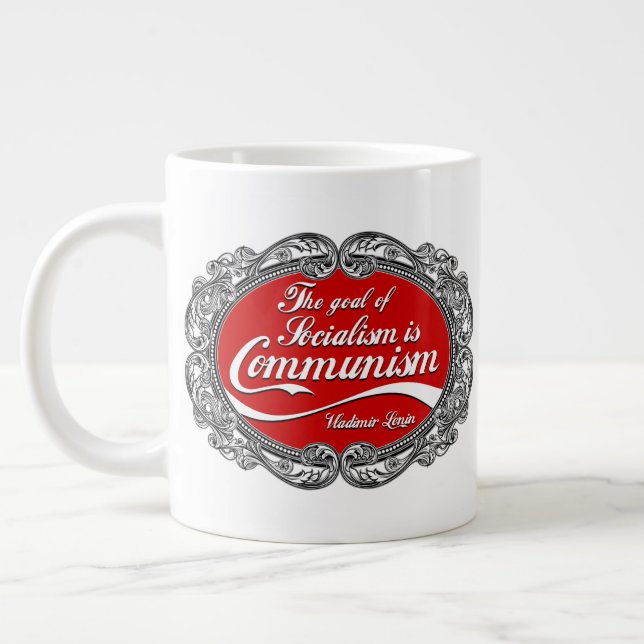 CANECA DE CAFÉ GRANDE "O OBJETIVO" GIGANTE CAFÉ MUG (Esquerda)