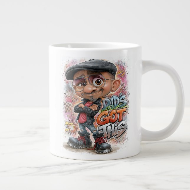 Caneca De Café Grande O Pai Tem Isso (Direita)