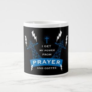 Caneca De Café Grande O Poder Da Oração