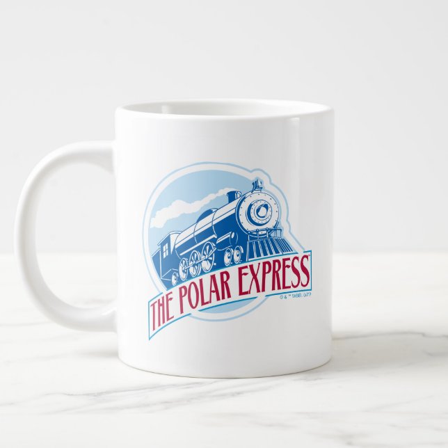 Caneca De Café Grande O Polar Express | Crachá do comboio (Esquerda)