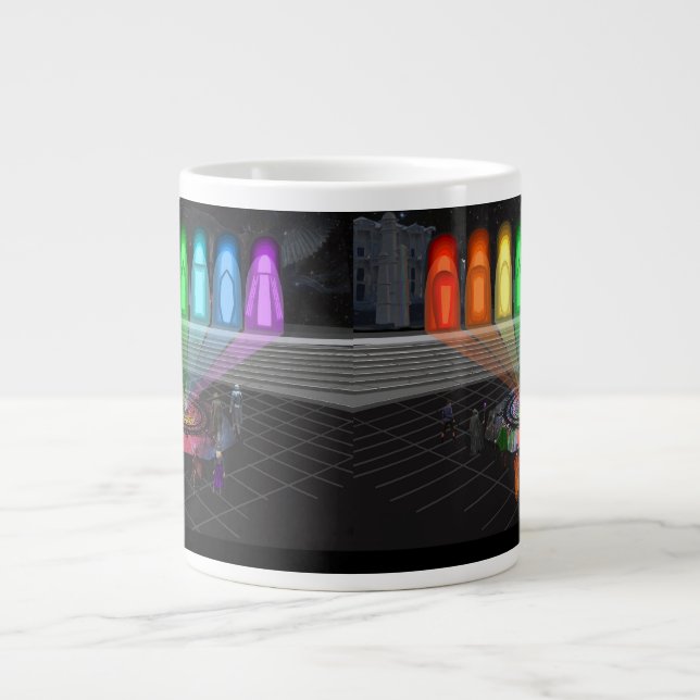 Caneca De Café Grande O Primeiro Passo (Frente)