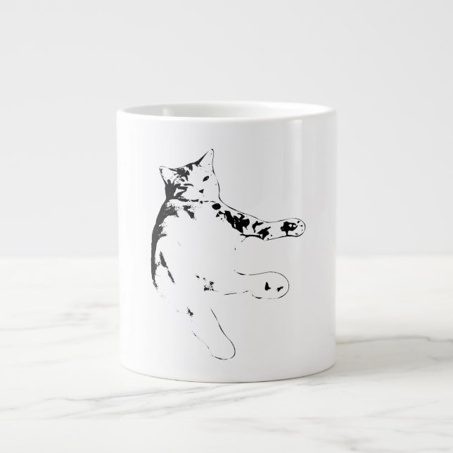Caneca De Café Grande O que se passa, humano (Frente)