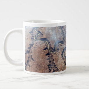 Caneca De Café Grande O Rio Verde E Seus Canyons Tributários Em Utah