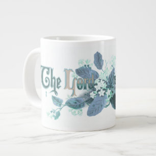 Caneca De Café Grande "O Senhor é o Risen" Páscoa de arte