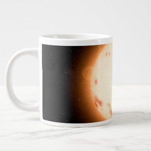 Caneca De Café Grande O Sistema Kepler-16.