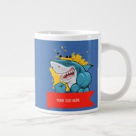 CANECA DE CAFÉ GRANDE O TUBARÃO 