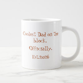 Caneca De Café Grande Óculos de Capuz Legal Pai