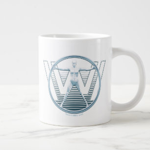 Caneca De Café Grande Oeste  Logotipo Android Vitruvian