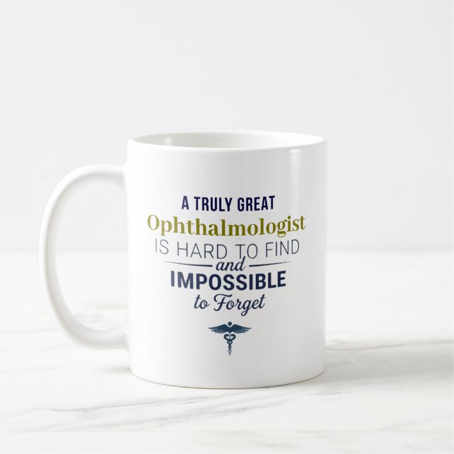 Caneca De Café Grande Oftalmologista Presente Personalizado de No (Esquerda)