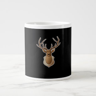Caneca De Café Grande Oh Deer Design Minimalista