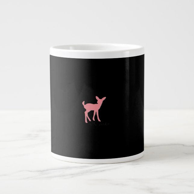 Caneca De Café Grande Oh Deer Retro Classic Style  (Frente)