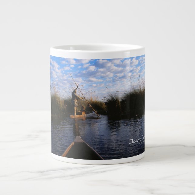 Caneca De Café Grande Okavango Delta (Frente)