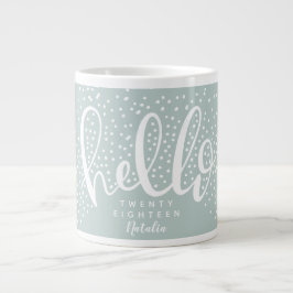 Caneca De Café Grande Olá, Natal da neve