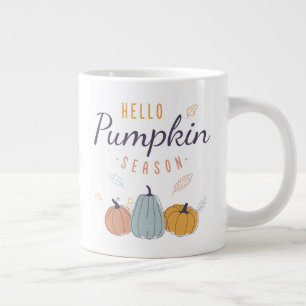 Caneca De Café Grande Olá, Pumpkin Season
