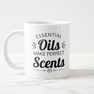 Caneca De Café Grande Óleos Essenciais Fazem Perfumes Perfeitos