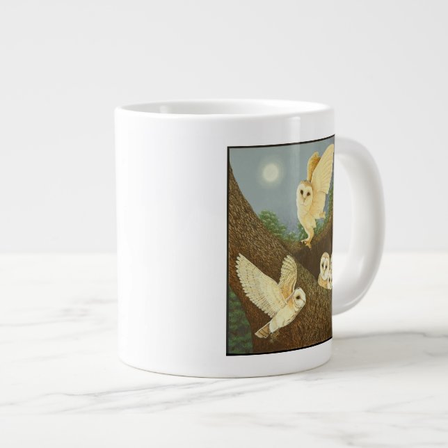 Caneca De Café Grande Olhando e esperando 2013 (Frente Esquerda)