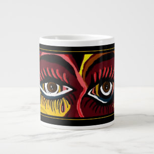 CANECA DE CAFÉ GRANDE OLHO CHORAR JUMBO MUG