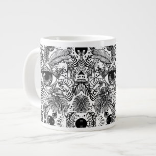Caneca De Café Grande Olho mágico. Símbolo da onisciência e do ser supre