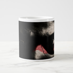 Caneca De Café Grande Olhos Negros
