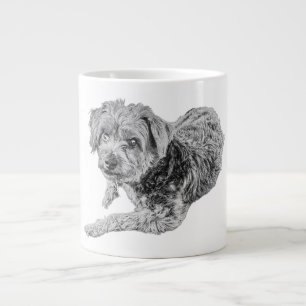 Caneca De Café Grande Olhos Suaves, Alma Gentil