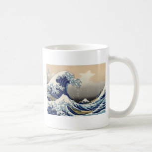 Caneca De Café Grande onda fora de Kanagawa