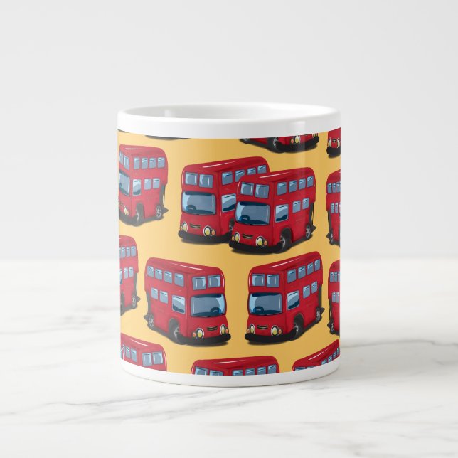 Caneca De Café Grande Ônibus de Londres (Frente)