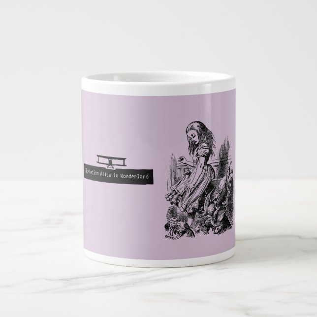 Caneca De Café Grande Operation Alice in Wonderland Alice im Wunderland (Frente)