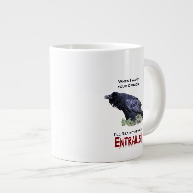 Caneca De Café Grande Opinião Mug (Frente Esquerda)