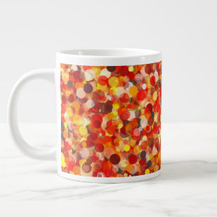 Caneca De Café Grande Orange Dot 20oz Mug