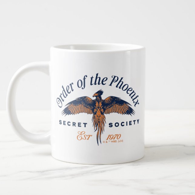 Caneca De Café Grande ORDEM DO PROGRAMA PHOENIX Secret Society (Esquerda)