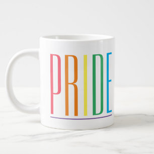 Caneca De Café Grande ORGULHA Grande Cama de Cerâmica Branca
