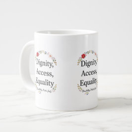 Caneca De Café Grande Orgulho da Deficiência