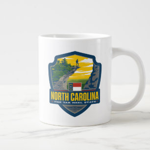 Caneca De Café Grande Orgulho de Estado Carolina do Norte