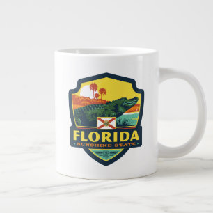 Caneca De Café Grande Orgulho de Estado  Flórida