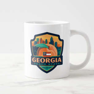 Caneca De Café Grande Orgulho de Estado  Geórgia