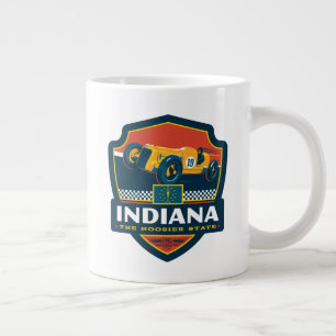Caneca De Café Grande Orgulho de Estado  Indiana