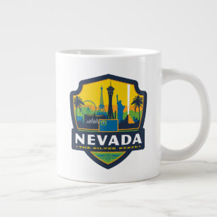 Caneca De Café Grande Orgulho de Estado Nevada