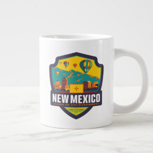 Caneca De Café Grande Orgulho de Estado  Novo México