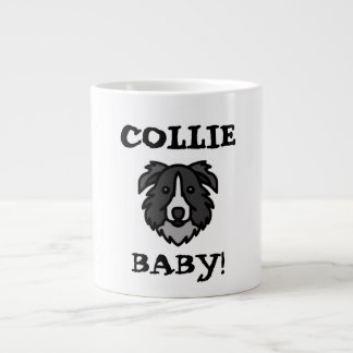 Caneca De Café Grande Orgulho do Amante de Border Collie Design de Cacho