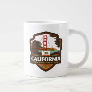 Caneca De Café Grande Orgulho Estatal Califórnia