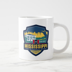 Caneca De Café Grande Orgulho Estatal Mississippi