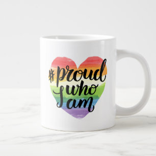 Caneca De Café Grande Orgulhoso de quem sou