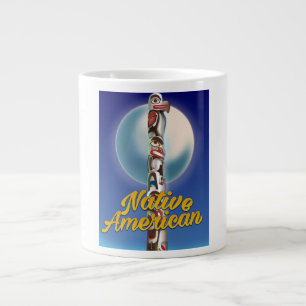 Caneca De Café Grande Orgulhoso Nativo Americano