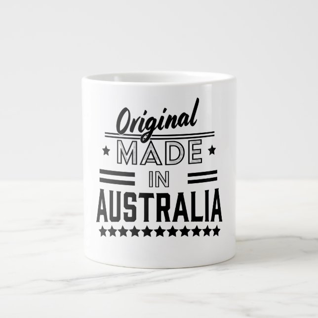 Caneca De Café Grande Original feito na Austrália (Frente)