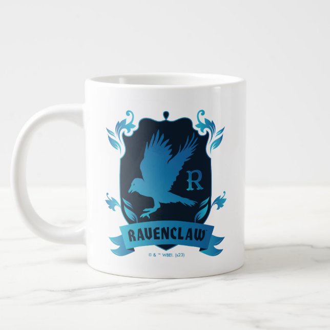 Caneca De Café Grande Ornamentado RAVENCLAW™ House Crest (Esquerda)