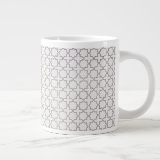 Caneca De Café Grande Ornamento Arabe Elegante (Direita)